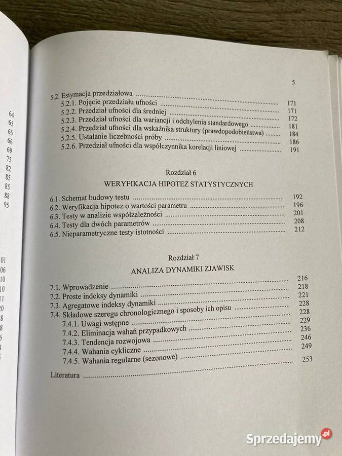 Książka Statystyka ogólna Michał Woźniak matematyka, statystyka