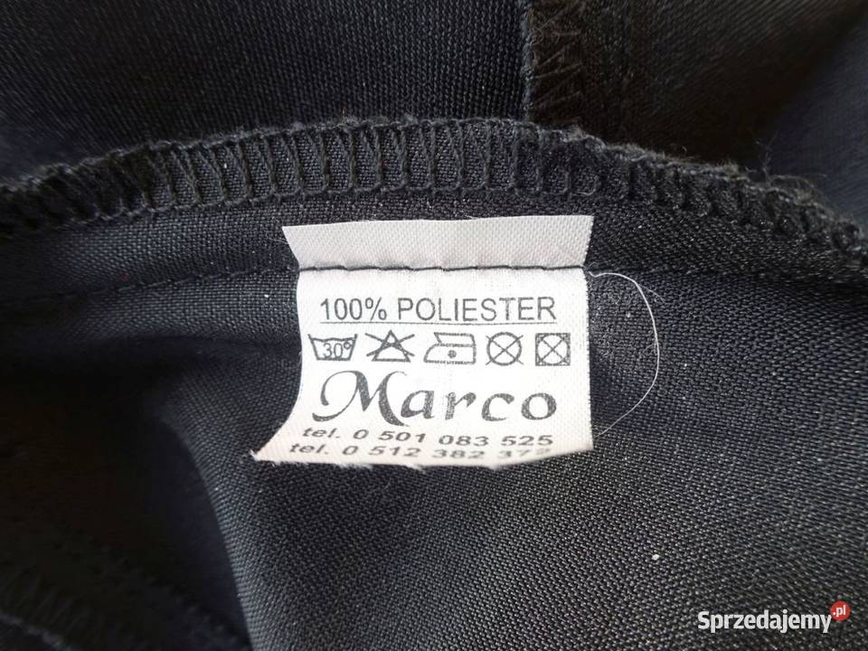 MARCO czarna elegancka spódnica 42 44 satyna czarny Nowy Sącz
