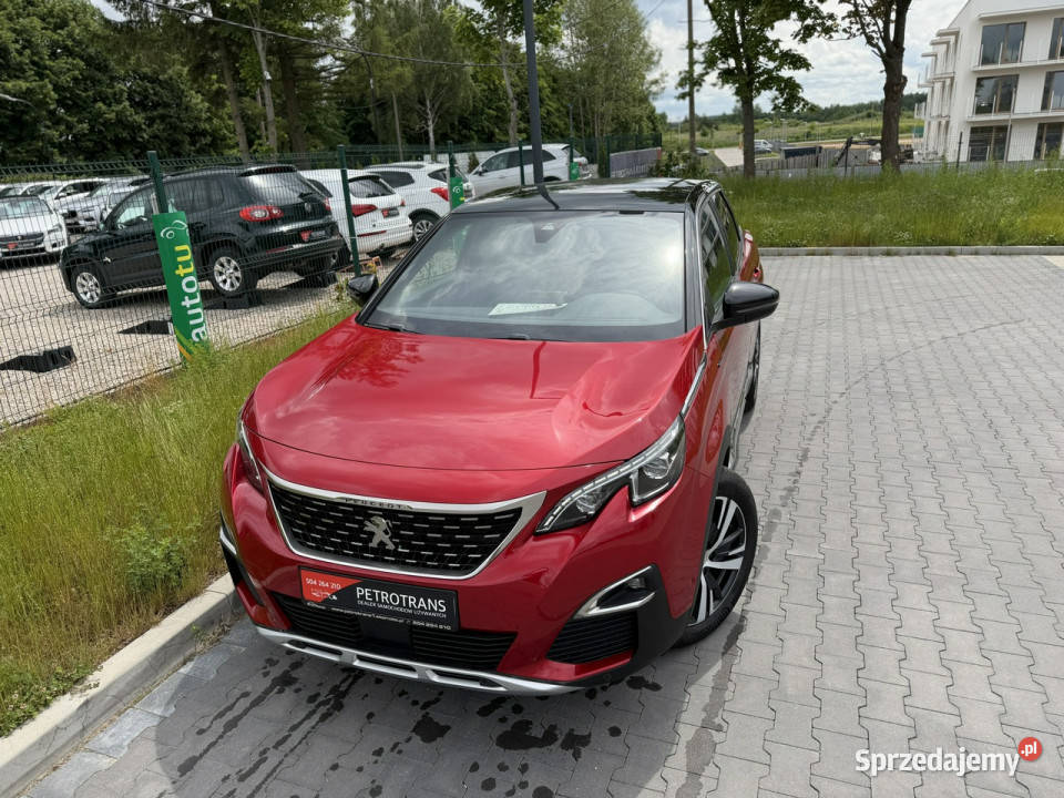 Peugeot 3008 12 131 LED GTLINE Nawigacja Kamera elektryczne lusterka Mrągowo sprzedam