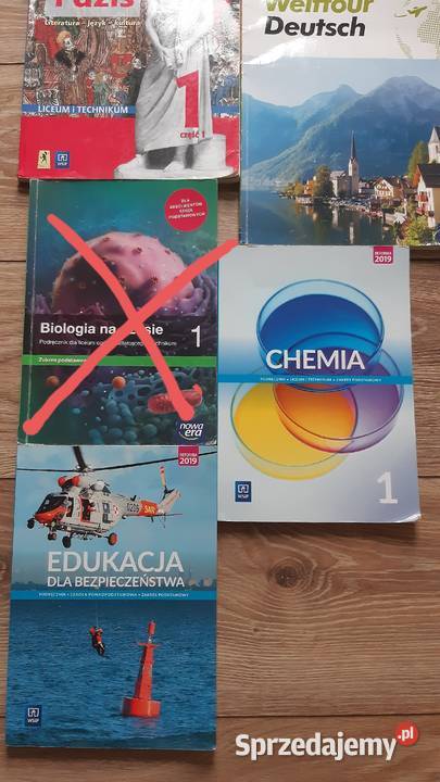 OKAZJA SZKOŁA ŚREDNIA podręczniki kiermasz Końskie