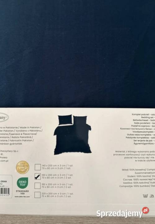 Komplet pościeli satynowej NOVA Eurofirany Łódź