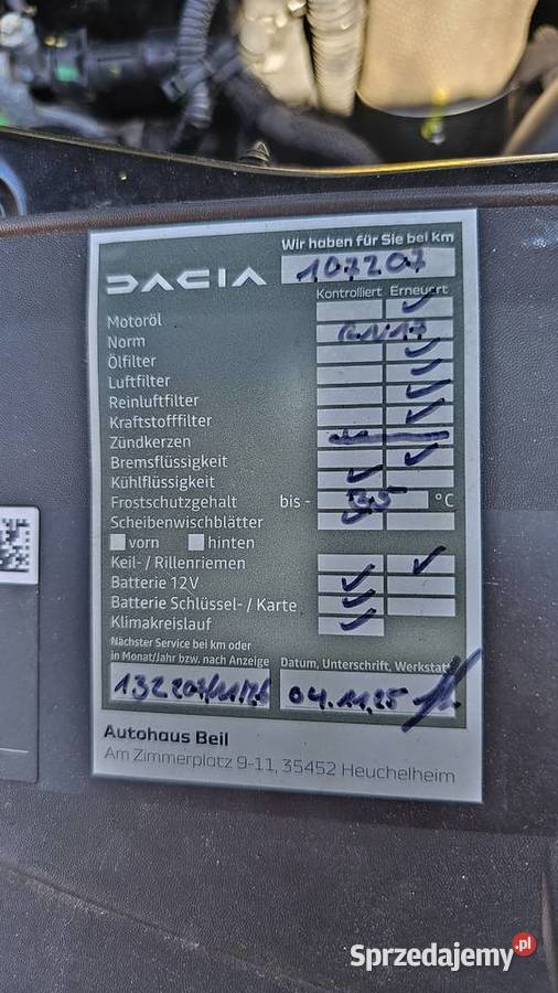 Dacia Duster II 15 15dci 116 4x4 Kamera Nowe CD podkarpackie Zarszyn