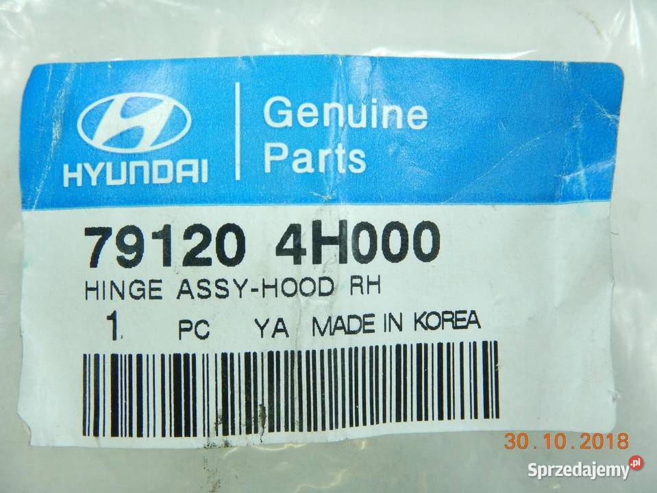 ZAWIAS KLAPY BAGAŻNIKA PRAWY HYUNDAI GRAND osobowe