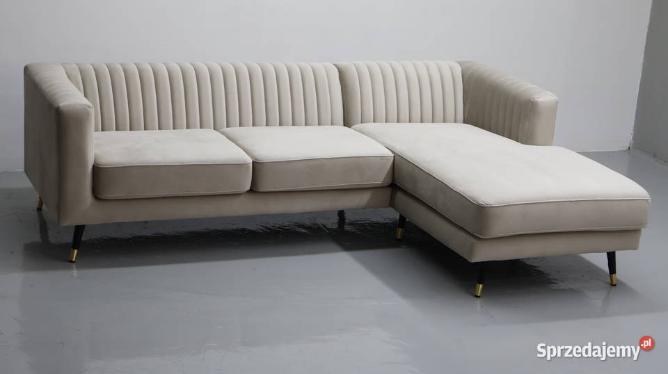 TLŁ Narożnik nowoczesna rogówka beżowy VELLUTO 1 Narożniki Poznań sprzedam