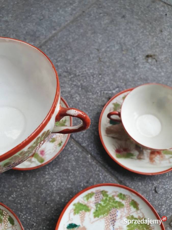 4 japońskie filiżanki