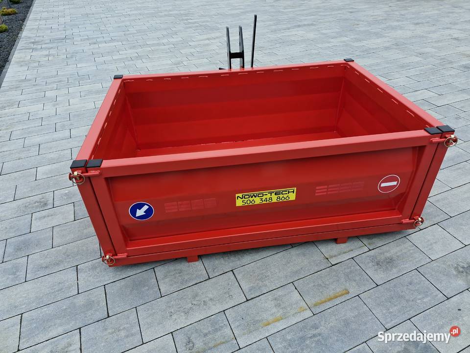 skrzynia transportowa na tył ciągnika tylny TUZ śląskie Dębowa Góra