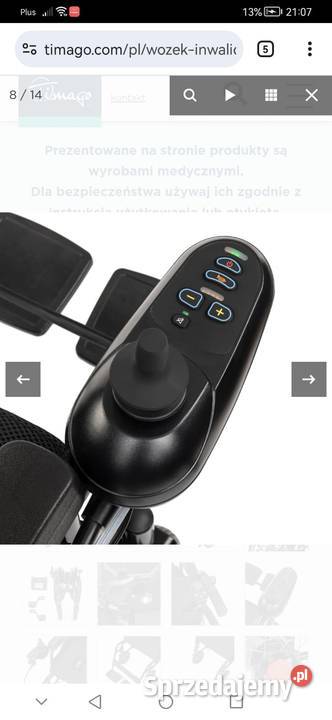 Wózek inwalidzki elektryczny Rychłocice