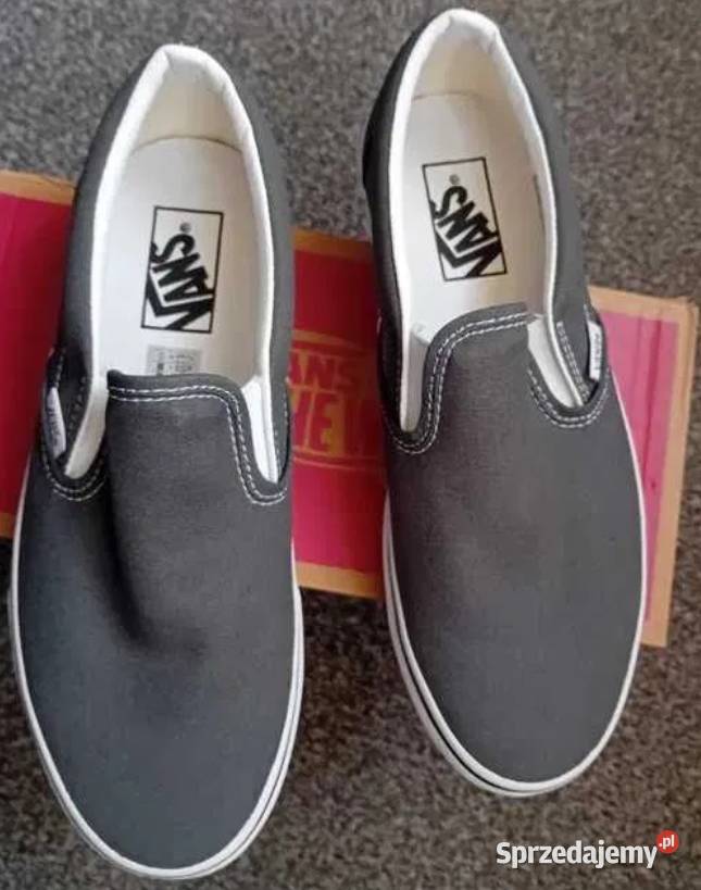 Nowe trampki VANS Classic SlipOn Charcoal Malbork sprzedam