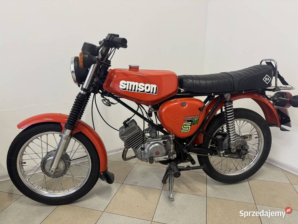 Simson S70 Comfort DDR Oryginał Dąbrowa Górnicza