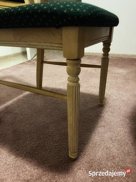 Komplet mebli jasne drewno stół krzesła lustro mazowieckie Siedlce