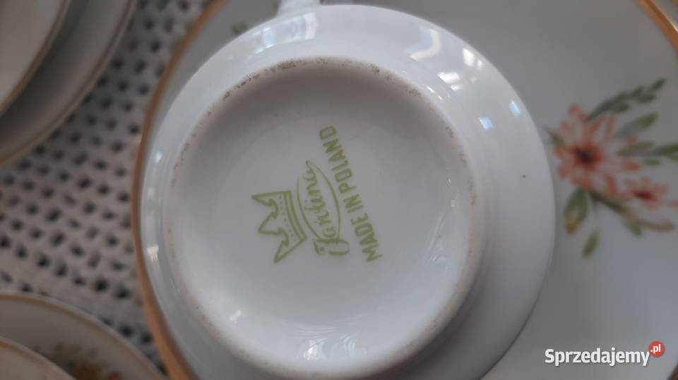 Filiżanki i talerzyki deserowe Świdnica