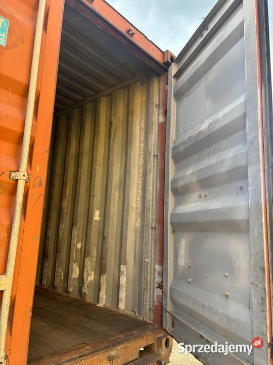 Kontener morski 6 metrowy 20 DV sprzedam Frombork