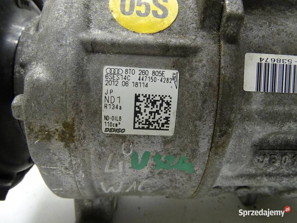 SPRĘŻARKA KOMPRESOR KLIMATYZACJI AUDI A4 B8 A5 osobowe małopolskie