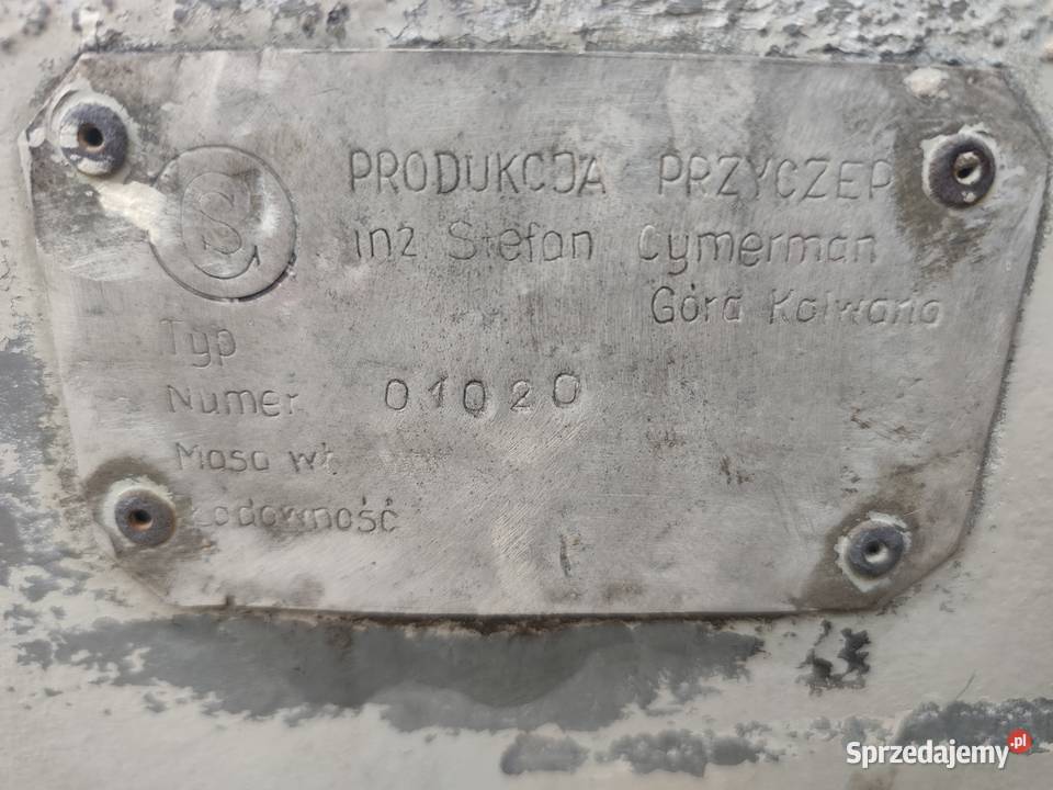 Przyczepa Laweta Pod Minikoparkę DMC 2500 Wodzisław