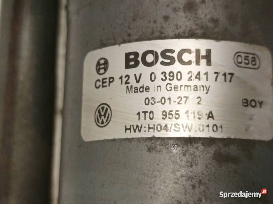 MECHANIZM WYCIERACZEK LEWY PRZÓD 1T0955023C VW