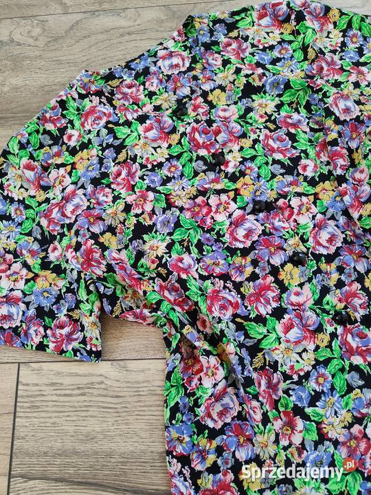 Bluzka w kwiaty Floar Vintage 42 Bluzki i koszule sprzedam