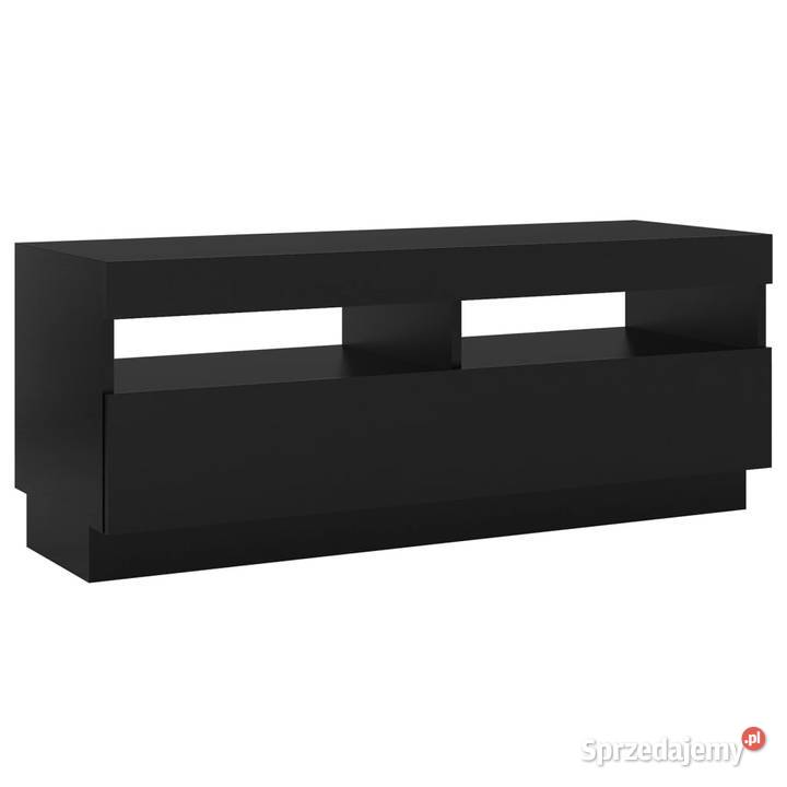 Szafka pod TV z oświetleniem LED czarna mazowieckie Warszawa