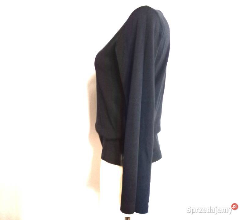 Koszulka długi rękaw Damska czarna Longsleeve r Bluzki i koszule podlaskie Białystok