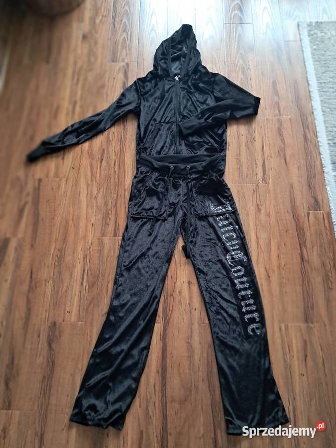 fajny nowy czarny dresik z cekinami dziewczynki Sandomierz sprzedam