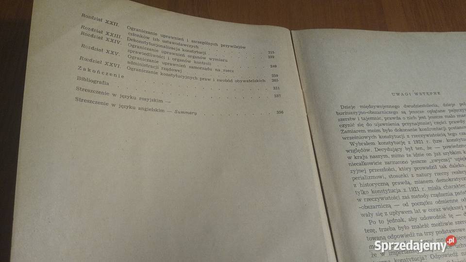 Burżuazyjno obszarnicza konstytucja z 1921 roku Rok wydania 1956