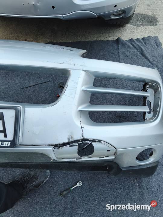 Zderzak przedni srebrny Porsche Cayenne 957 Nowe Brzesko sprzedam