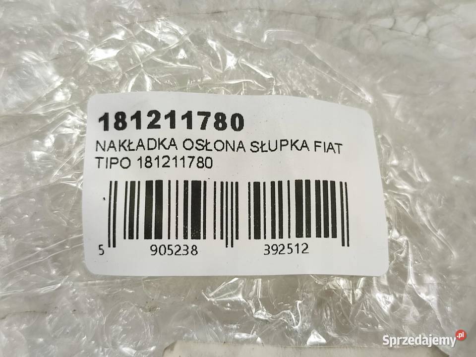 LISTWA SZYBY PRAWY TYŁ FIAT TIPO 19871995 sprzedam