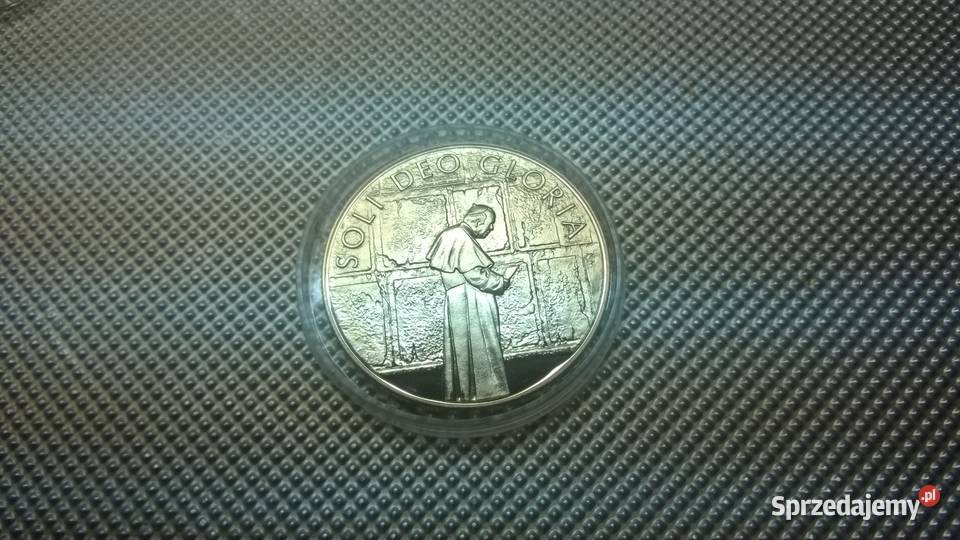 moneta 10 liras 2005 Jan Paweł II Soli Deo Warszawa
