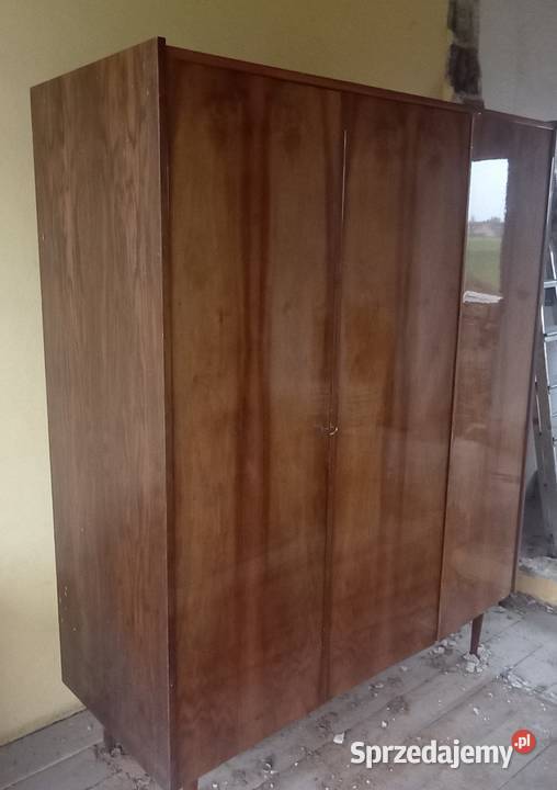 Szafa PRL Obornickie fabryki mebli Gdów