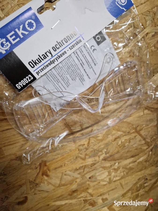 Okulary ochronne przeciwodpryskowe szerokie