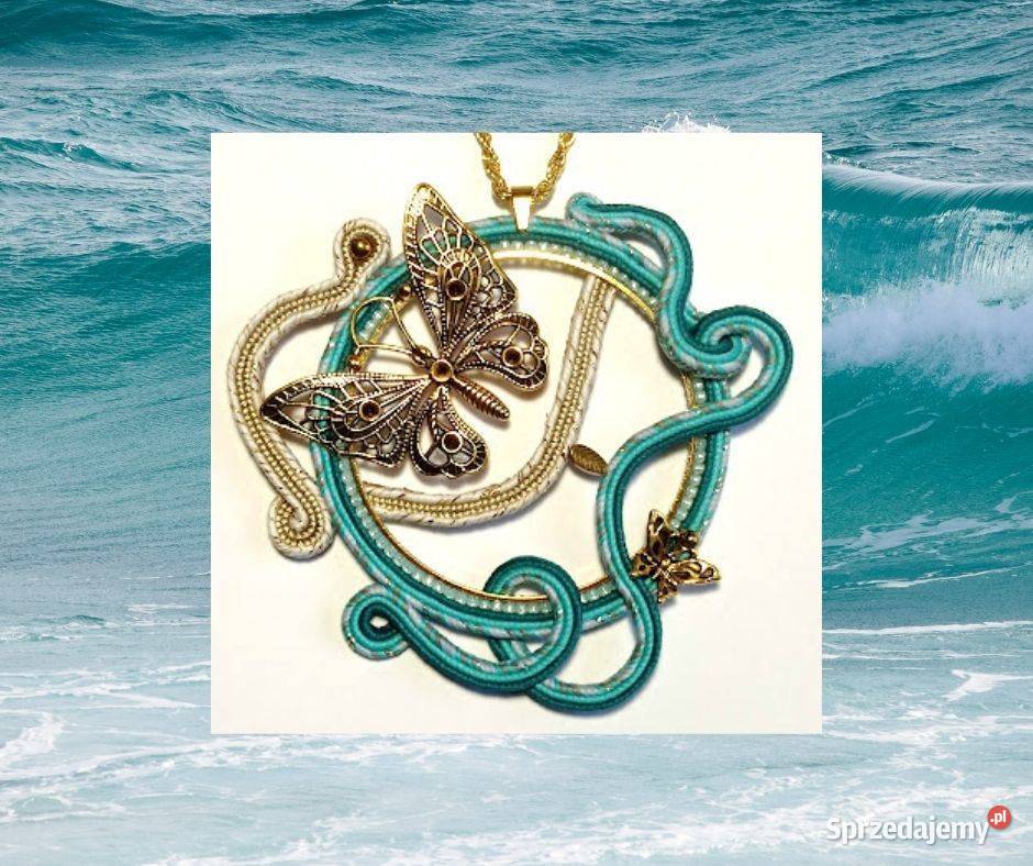 WISIOR ażurowy Z MOTYLEM SUTASZ Warszawa