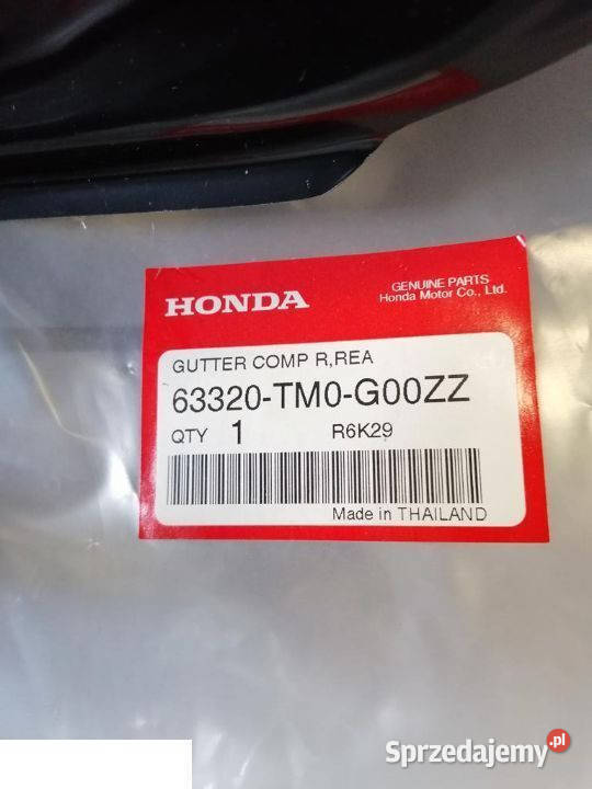 HONDA CITY OKULAR POSZYCIE PRAWY TYŁ Karoseria lubelskie Kozubszczyzna