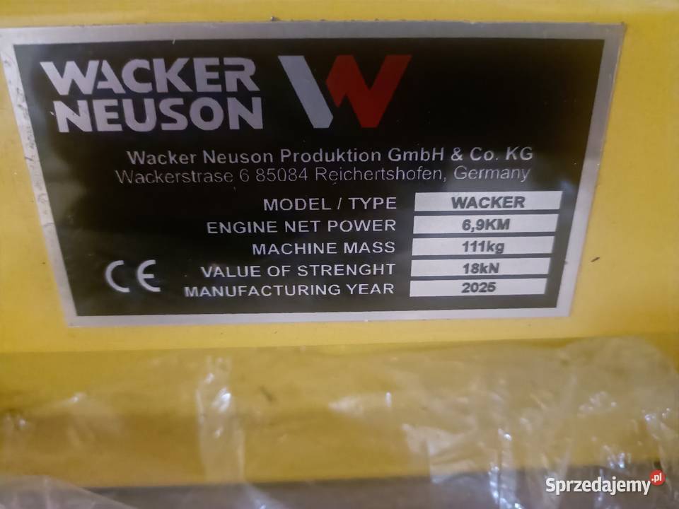 Agregat prądotwórczy i zagęszczarkę do ubijania małopolskie