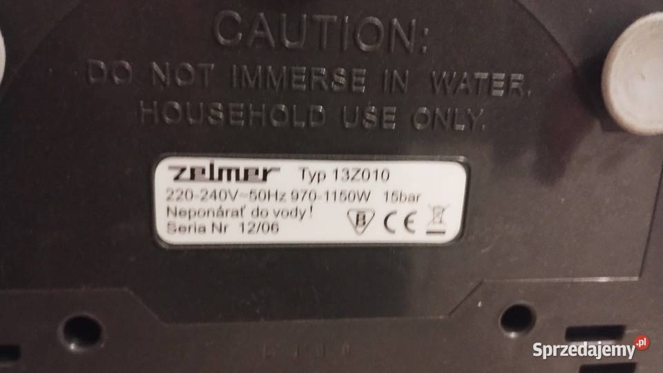 Ekspres ciśnieniowy Zelmer 13Z010 Ostrów Wielkopolski