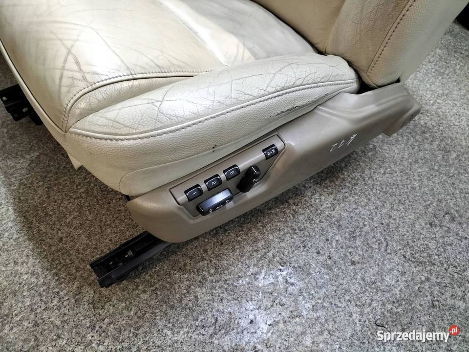 FOTELE PRZÓD II RZĄD ELEKTRYCZNE GRZANE SKÓRA osobowe Fotele i kanapy