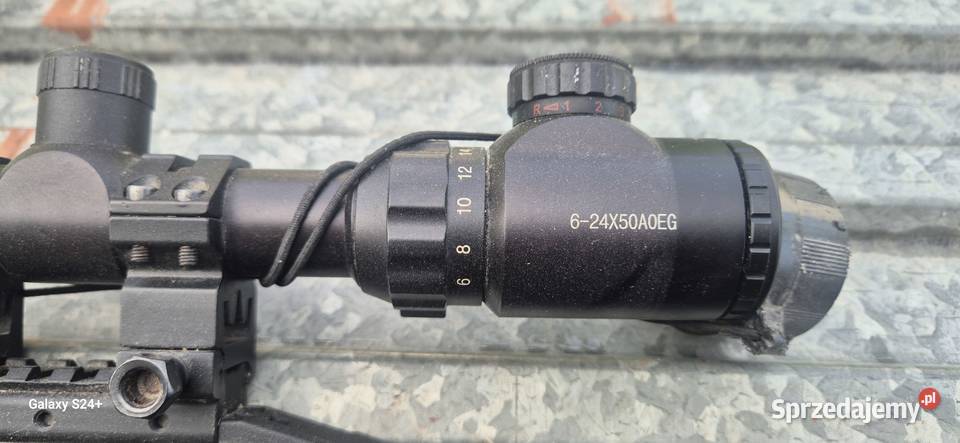 Wiatrówka 45 mm Hatsan AirTact z zamontowaną Piotrków Trybunalski