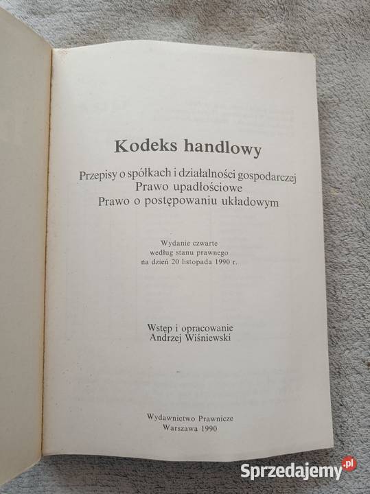 Kodeks Handlowy AWiśniewski Łódź