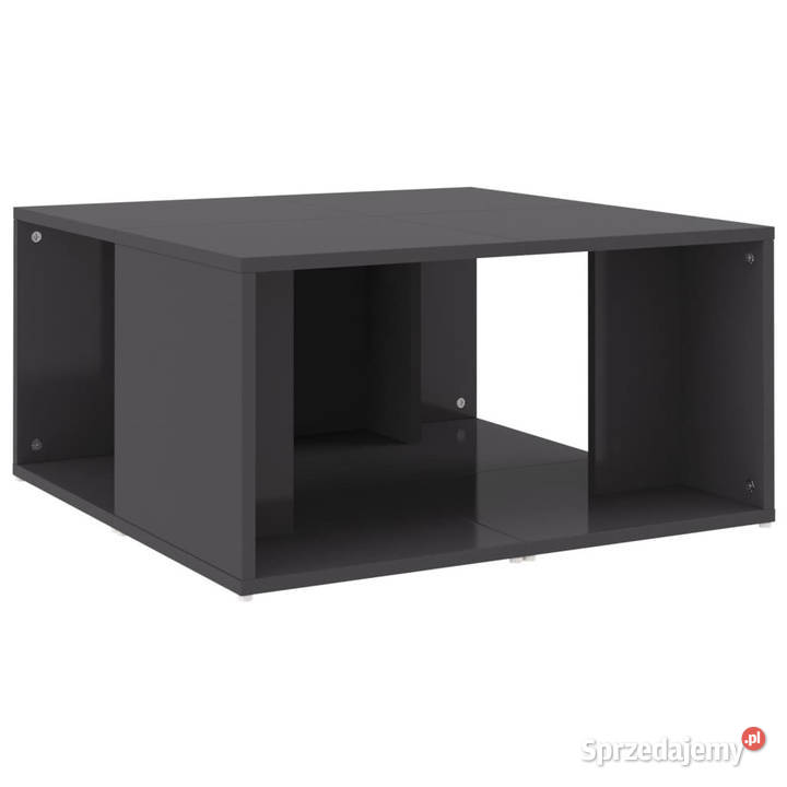 Stoliki kawowe 4 szare połysk 33x33x33 WM806821 sprzedam
