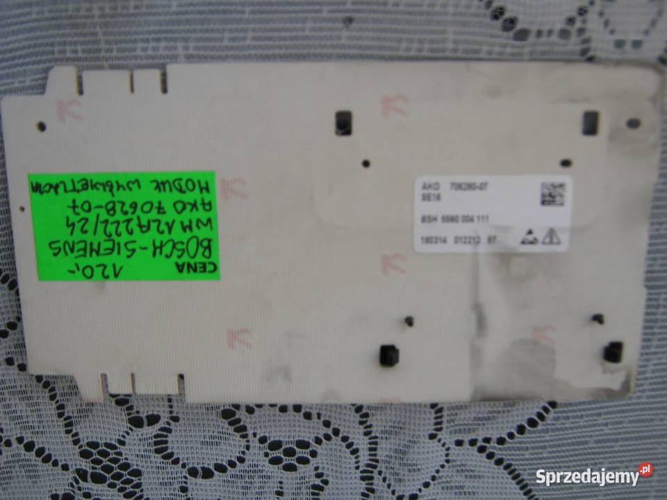 BOSCH SIEMENS AKO 7062807 moduł wyswietlacza Nowy Sącz sprzedam