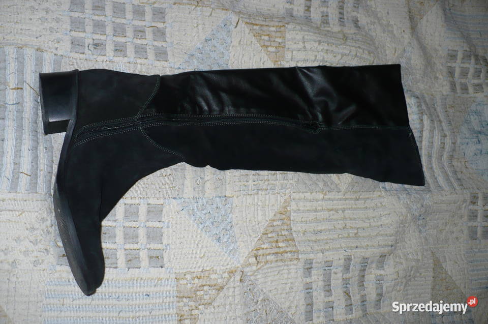 buty zamszowe damskie czarny Warszawa