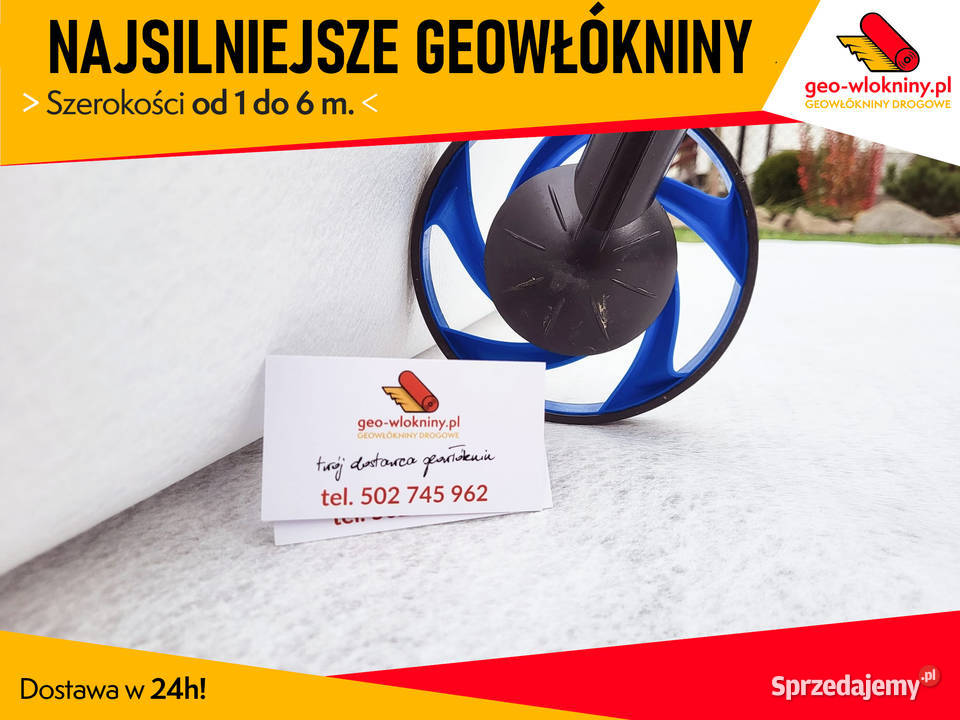 Geowłóknina Geowłókniny PP Polipropylen do 6m małopolskie