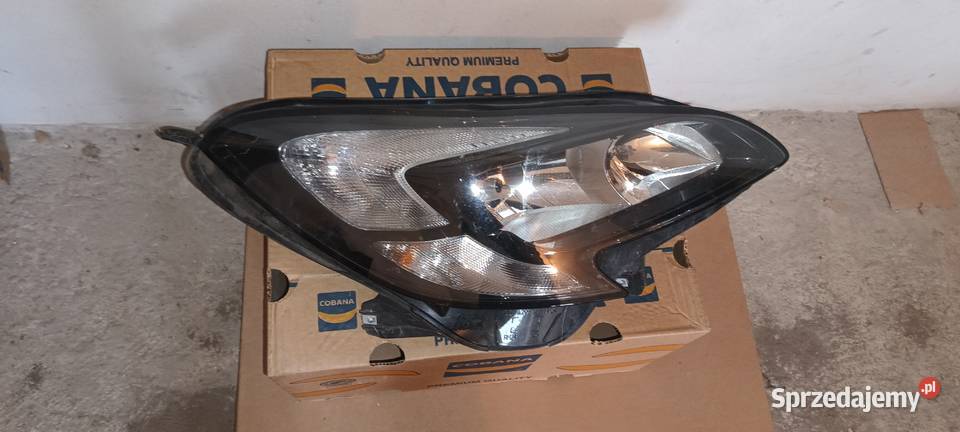 Lampa przód przednia prawa OPEL CORSA E 2014 osobowe podkarpackie sprzedam