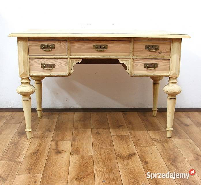 Biurko Eklektyczne Oczyszczone AntykiMarki mazowieckie Marki