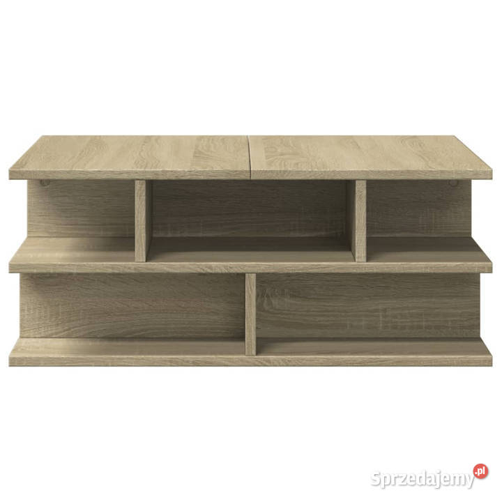 Stolik kawowy dąb sonoma 70x70x29 materiał Warszawa
