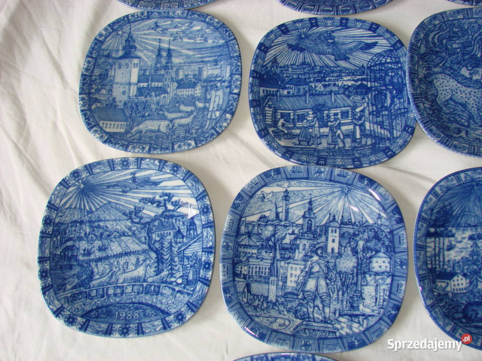 Rorstrand talerze świąteczne pomorskie Pruszcz Gdański