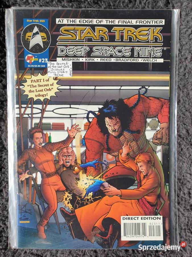 Star Trek Deep Space Nine The Secret Of The Lost Rok wydania 1995 Gdynia