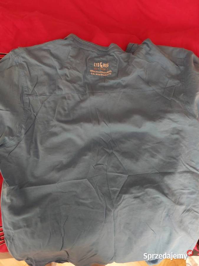 Tshirt niebieski DSTR Odzież codzienna