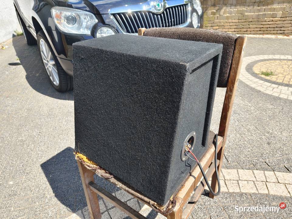 Skrzynia basowa bassowa subwoofer nowy głośnik skrzynie basowe i tuby Niegowonice