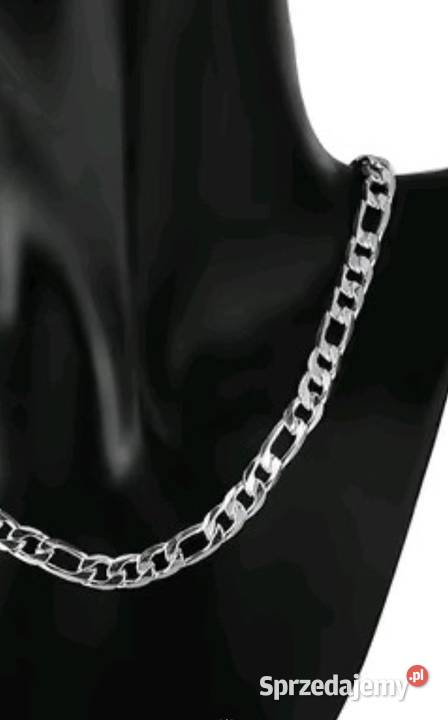 Łańcuszek srebrny srebro Zegarki i Biżuteria Ostrowite