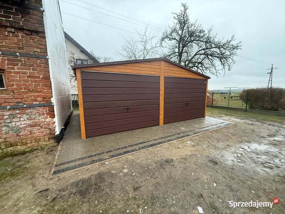 Garaż Blaszany 6x6 producent profil poziom Elbląg sprzedam