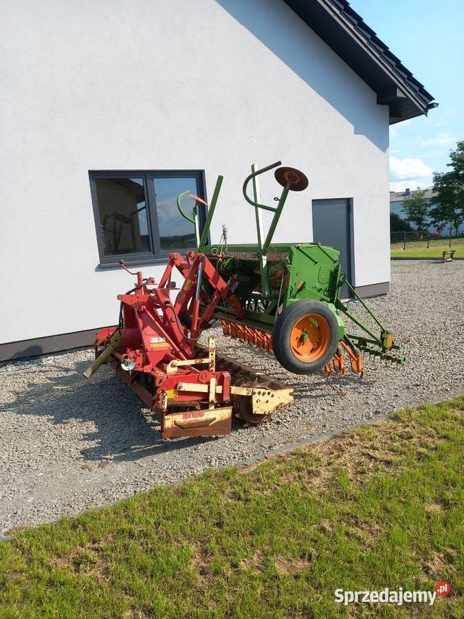 Agregat uprawowo siewny brona wirowa krone sprzedam